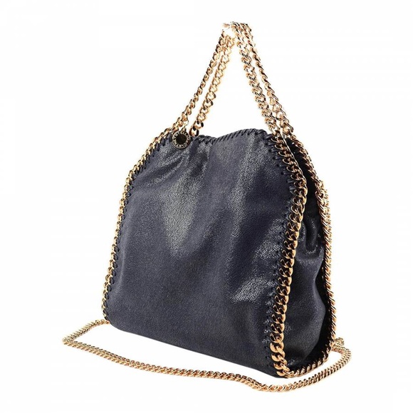 Stella McCartney Handbags - Stella McCartney Mini Falabella Navy / Gold